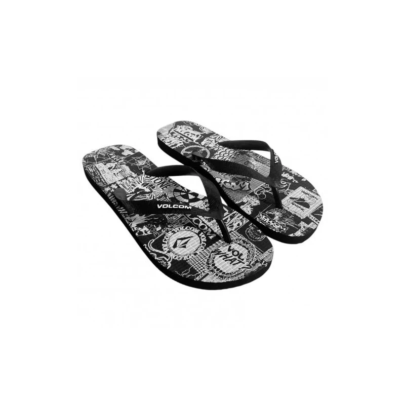 CHINELO VOLCOM COLLAGE PRETO V1005