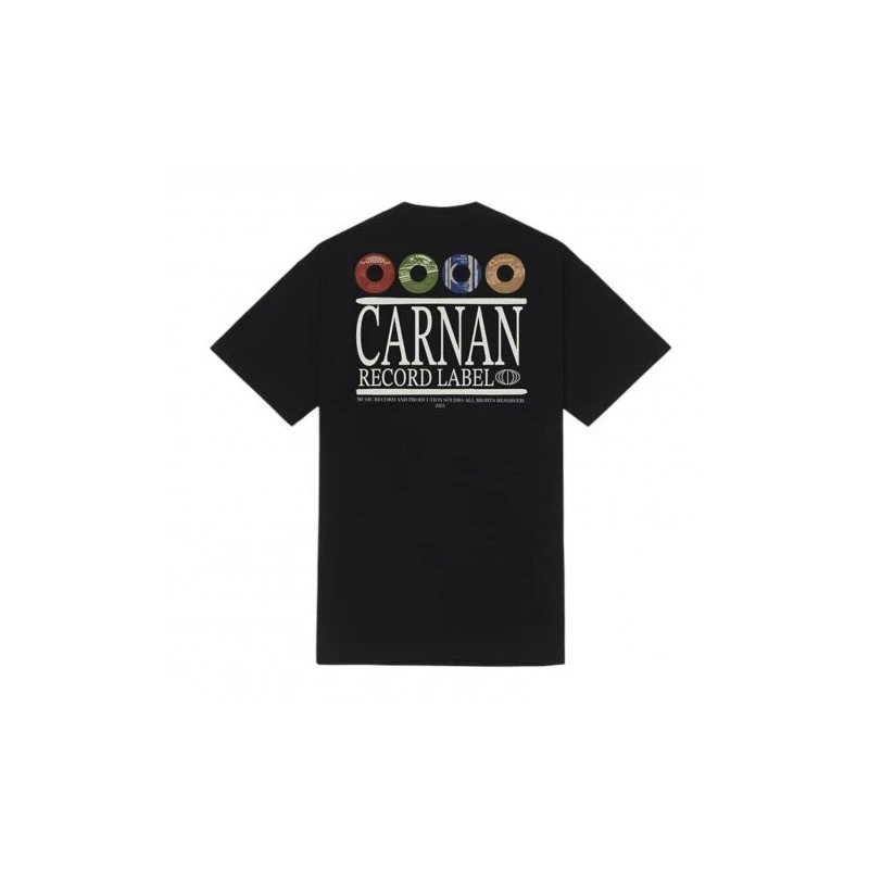 Camiseta Carnan Records Heavy Black