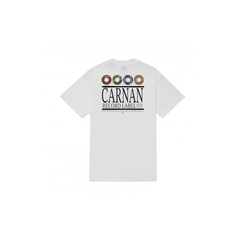 CAMISETA CARNAN RECORDS HEAVY OFF WHITE