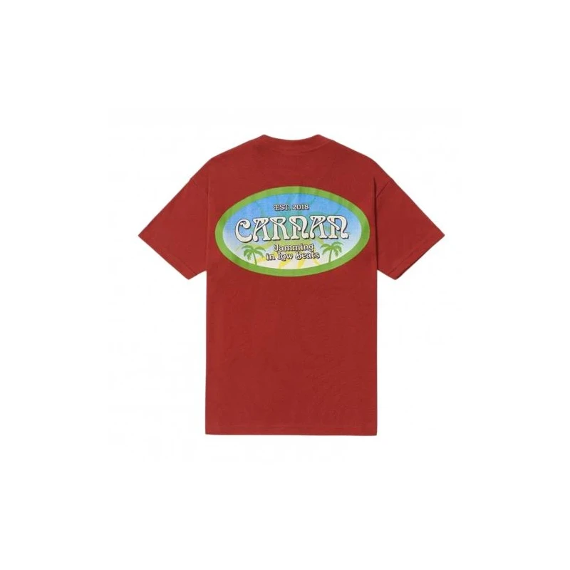 CAMISETA CARNAN STAMP HEAVY TERRACOTTA