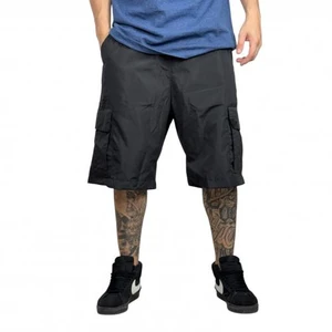 Bermuda Chocolate Nylon Cargo Preto 1