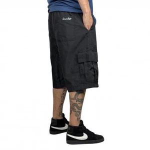Bermuda Chocolate Nylon Cargo Preto 3