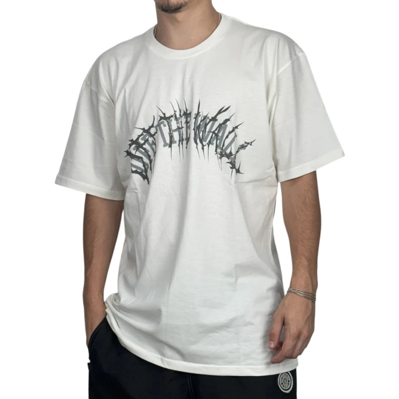 CAMISETA VANS METAL ARCH MARSHMALLOW
