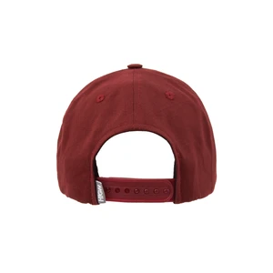 Boné High 6 Panel Logo Line Wine 3