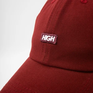 Boné High 6 Panel Logo Line Wine 2