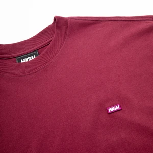 Camiseta High Logo Line Wine 2