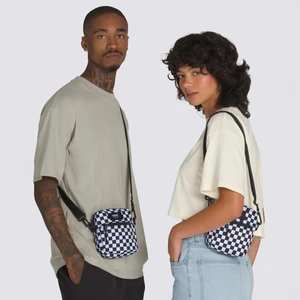 Shoulder Bag Vans Bail Black White 5