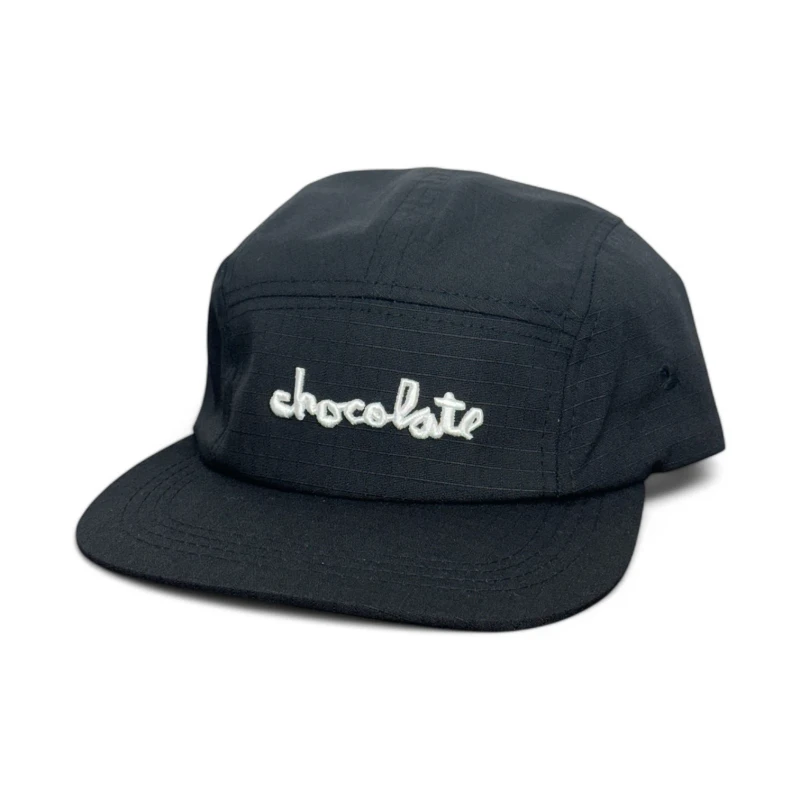 Boné Chocolate 5 Panel Chunk Ripstop Preto