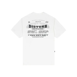 Camiseta Disturb Hotline Off White 1