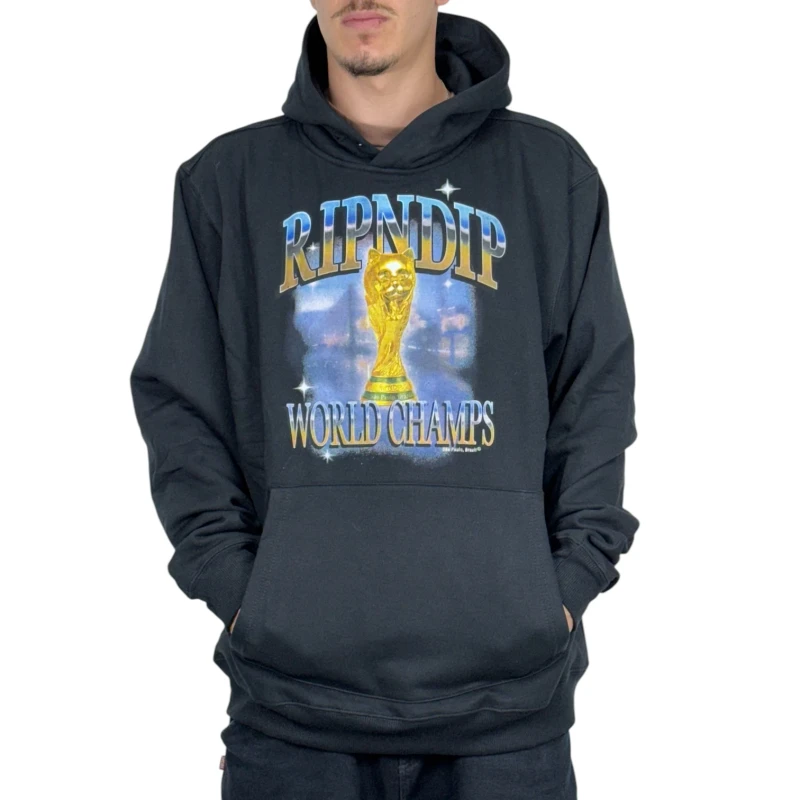 MOLETOM RIPNDIP WORLD CHAMPS PRETO