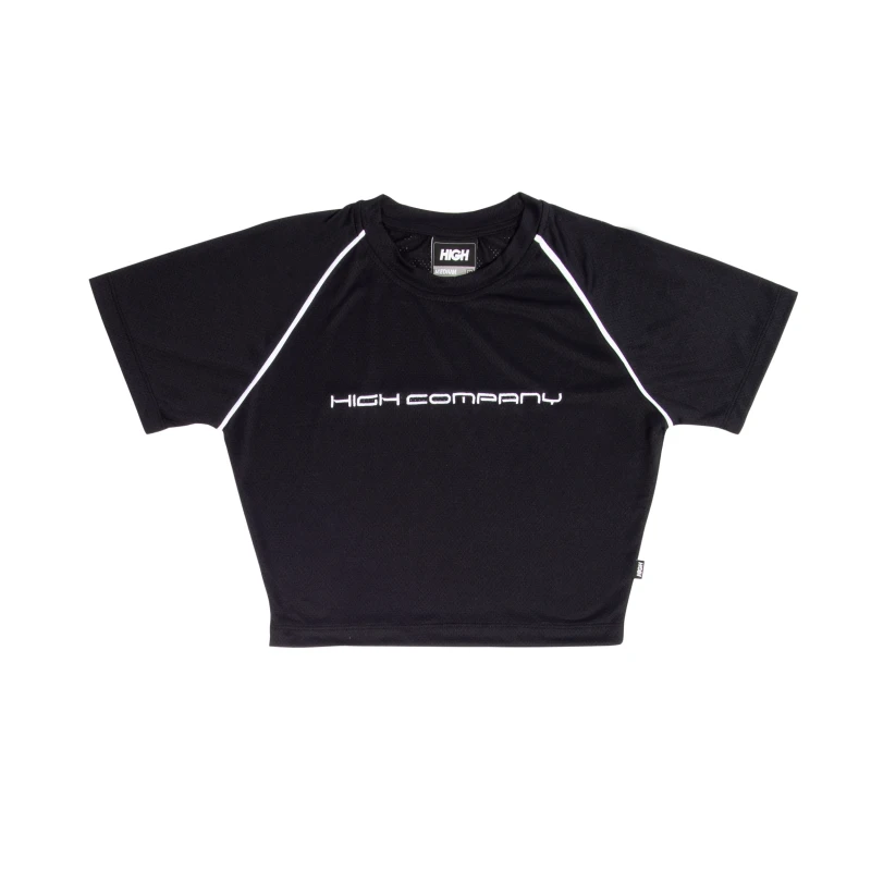 CAMISETA HIGH FEMININA RAGLAN FRESH BLACK