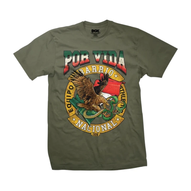 CAMISETA DGK NACIONAL MILITARY GREEN