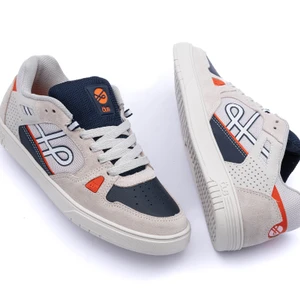 Tênis Öus 2k Cinza Branco Laranja Essencial 3