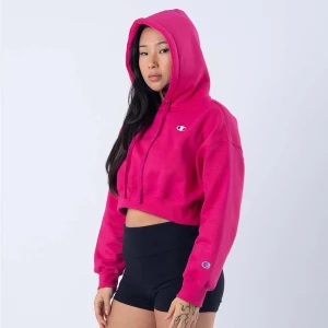 Moletom Champion Feminino Cropped Logo C Cherry 3