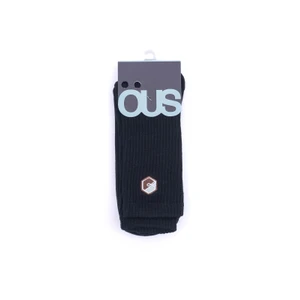 Meia Öus Caixa Cano Alto Preto 2