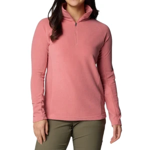Fleece Columbia Feminino Glacial 4 1/2 Ziper Pink 1