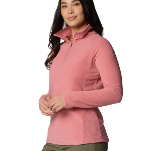 Fleece Columbia Feminino Glacial 4 1/2 Ziper Pink 4