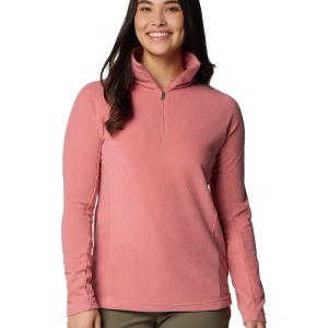 Fleece Columbia Feminino Glacial 4 1/2 Ziper Pink 5