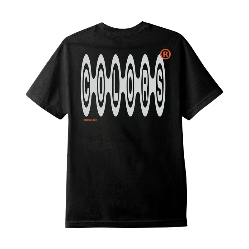 CAMISETA COLORS CHAIN PRETO