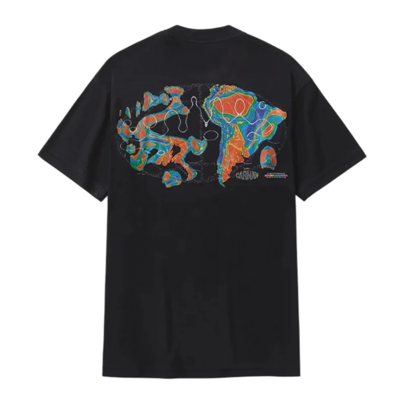 CAMISETA CARNAN HEAVY HEAT MAP BLACK