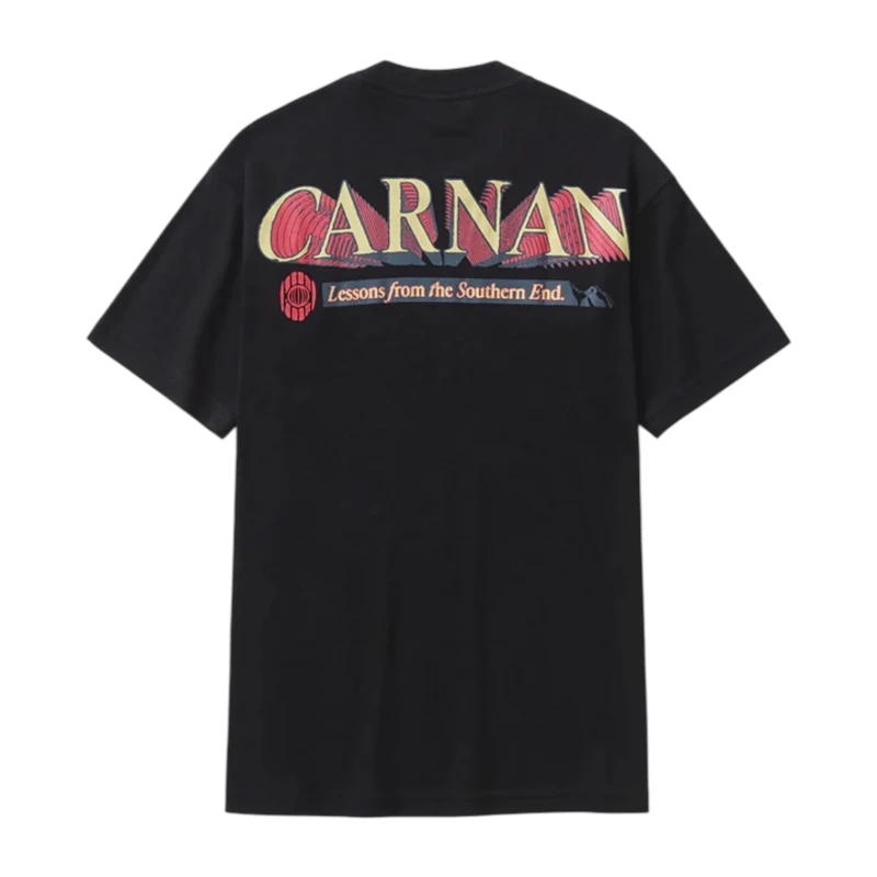 CAMISETA CARNAN HEAVY LETTERING BLACK
