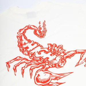 Camiseta High Scorpion White Red 2