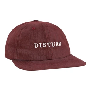 Boné Disturb 6 Panel Washed Burgundy 1