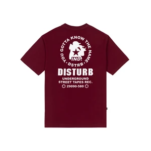 Camiseta Disturb Street Tapes Burgundy 1