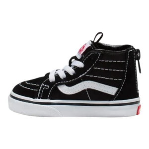 Tênis Vans Infantil Sk8 Hi Zip Black White 3