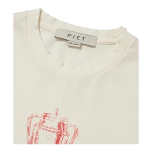 Camiseta Piet Football Association Bone White 3