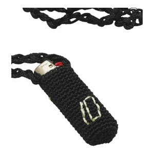 Porta Isqueiro Piet Crochet Holder Black 2