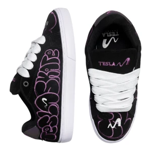 Tênis Tesla Hertz Black White Purple 2101-42 5