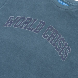 Camiseta Tropicalients World Crisis Azul 2