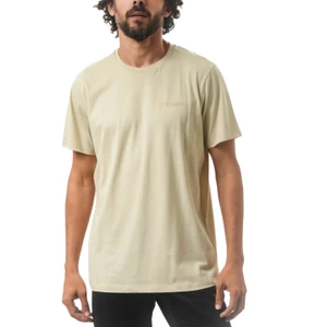 Camiseta Columbia Basica Bordado Bege 1