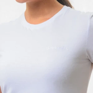 Camiseta Columbia Feminina Bordado Branca 2