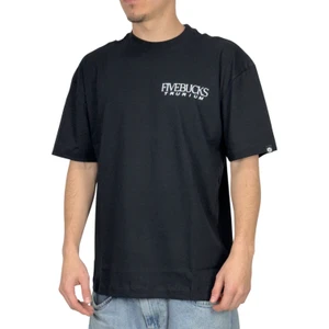 Camiseta Trurium X Fivebucks Oversized Forget Preto 2