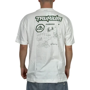 Camiseta Trurium X Fivebucks Oversized Plans Off White 1