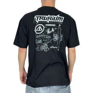 Camiseta Trurium X Fivebucks Oversized Plans Preto 1