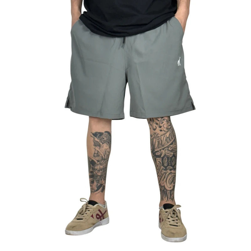 Bermuda Lrg Elastico 47 Cinza