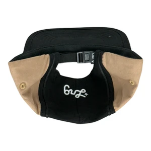 Boné Lrg 4 Panel Coastal Preto Caqui 2