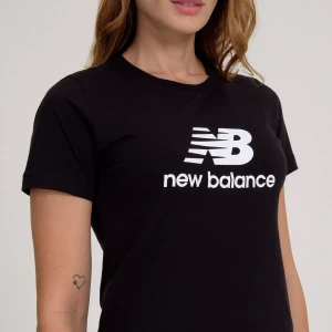 Camiseta New Balance Feminina Essentials Preto 2