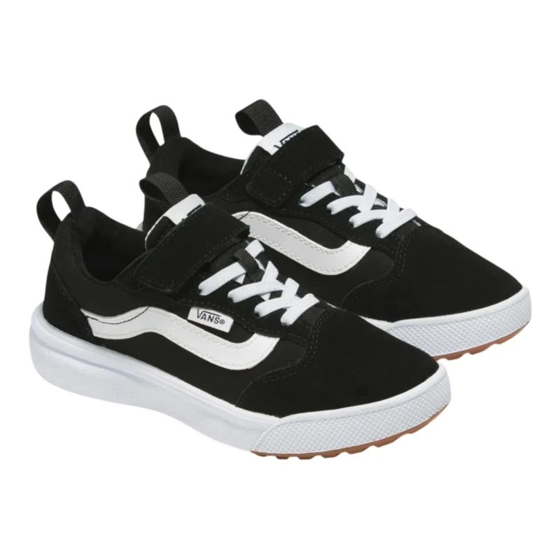Tênis Vans Infantil Ultrarange 66 Velcro Black White