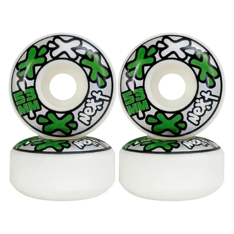 RODA NEXT SLIM VERDE PRATA 53MM