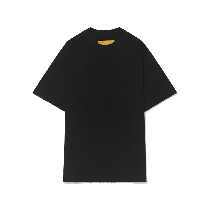 Camiseta Barra B Garça Alto Relevo Puida Preta