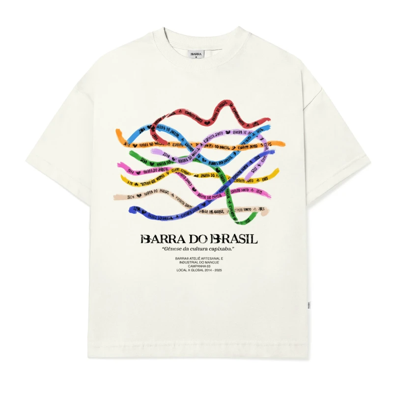 Camiseta Barra Fe Souvenir Off White