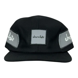 Boné Chocolate 4 Panel Reflective Cycle Preto 1