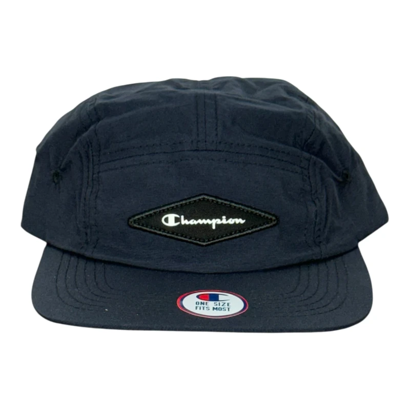 Boné Champion 5 Panel Micro Label Black