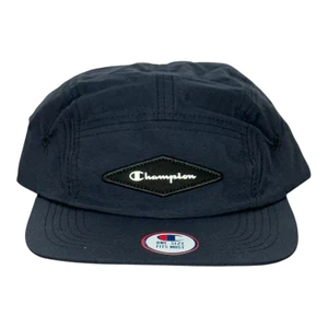 Boné Champion 5 Panel Micro Label Black 1