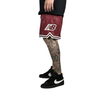 Bermuda New Balance Knit Hoops In Game Vinho 3