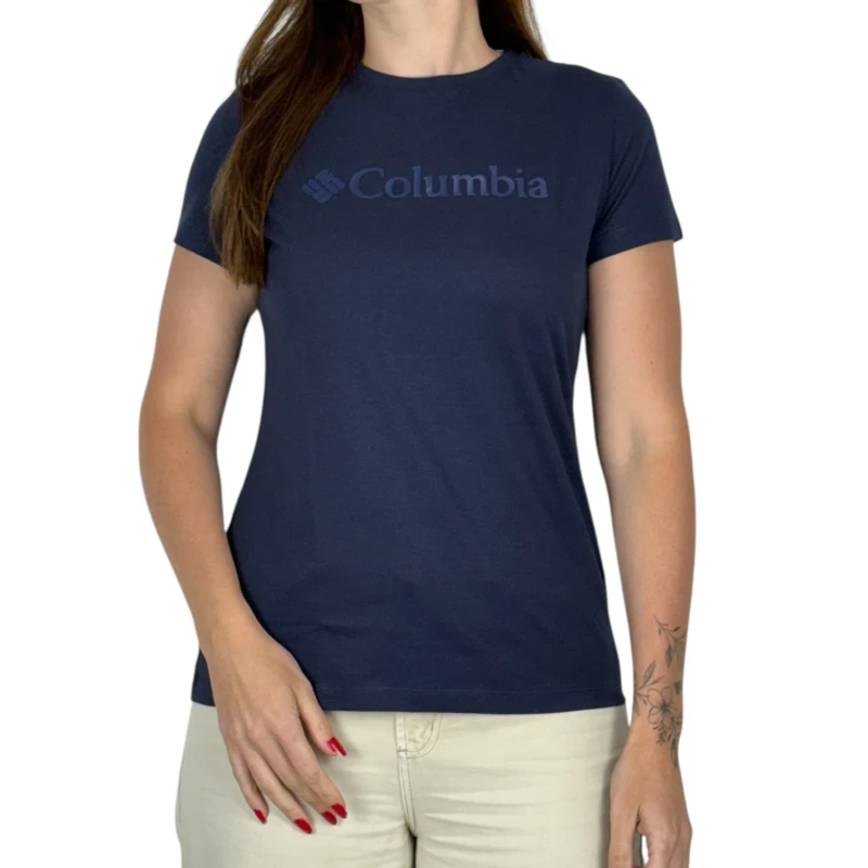 CAMISETA COLUMBIA FEMININA BASIC LOGO 2 BRANDED MARINHO